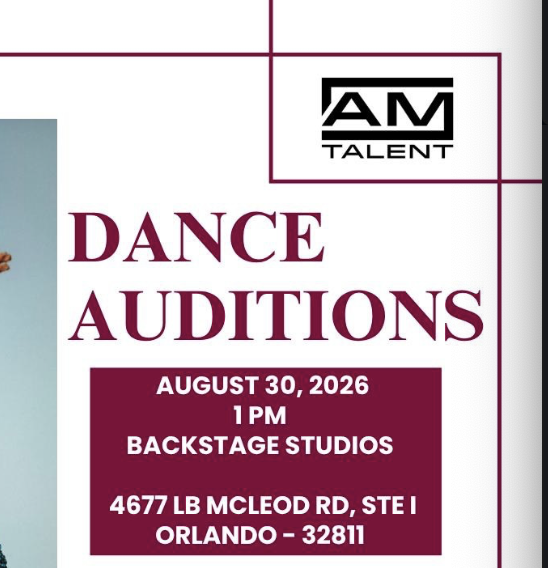 Dance Auditions - AM Talent 2027 Season