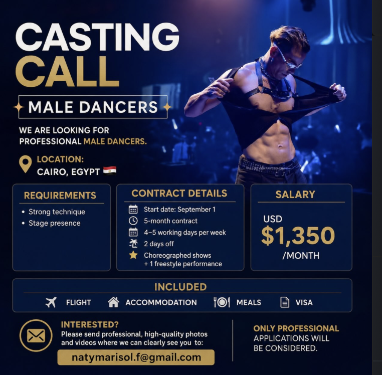Professional Male Dancers