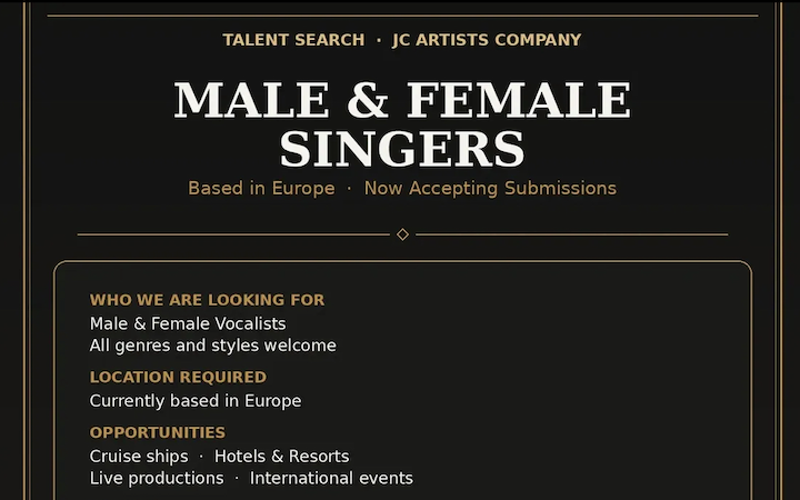 Male & Female Singers