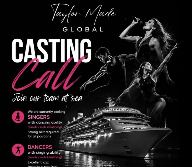 UK Singers and Dancers for Cruise Ship Production