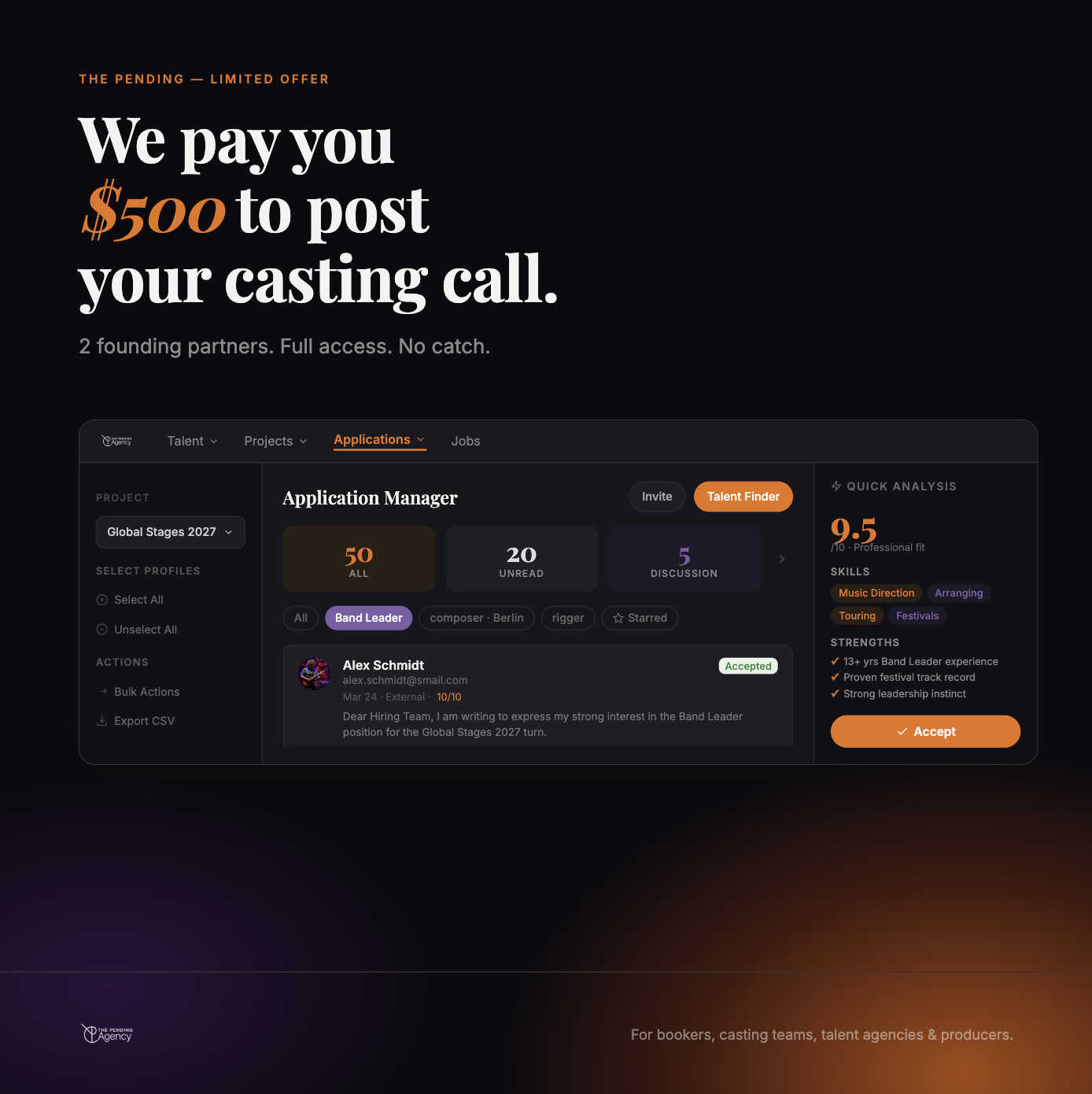 Founding Partner Offer